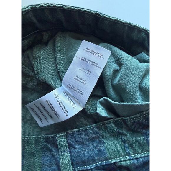 $180 New Damson Madder Neve High Rise Straight Jeans - Blue Plaid - 2 - Picture 14 of 14